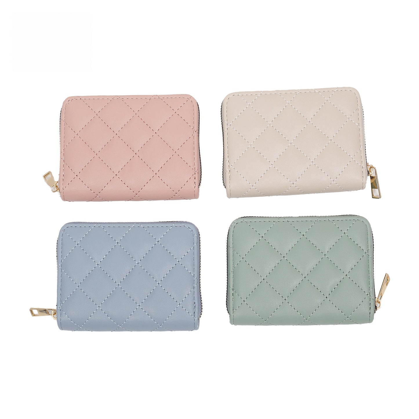 SMALL VIBRANT QUILTED WALLETS