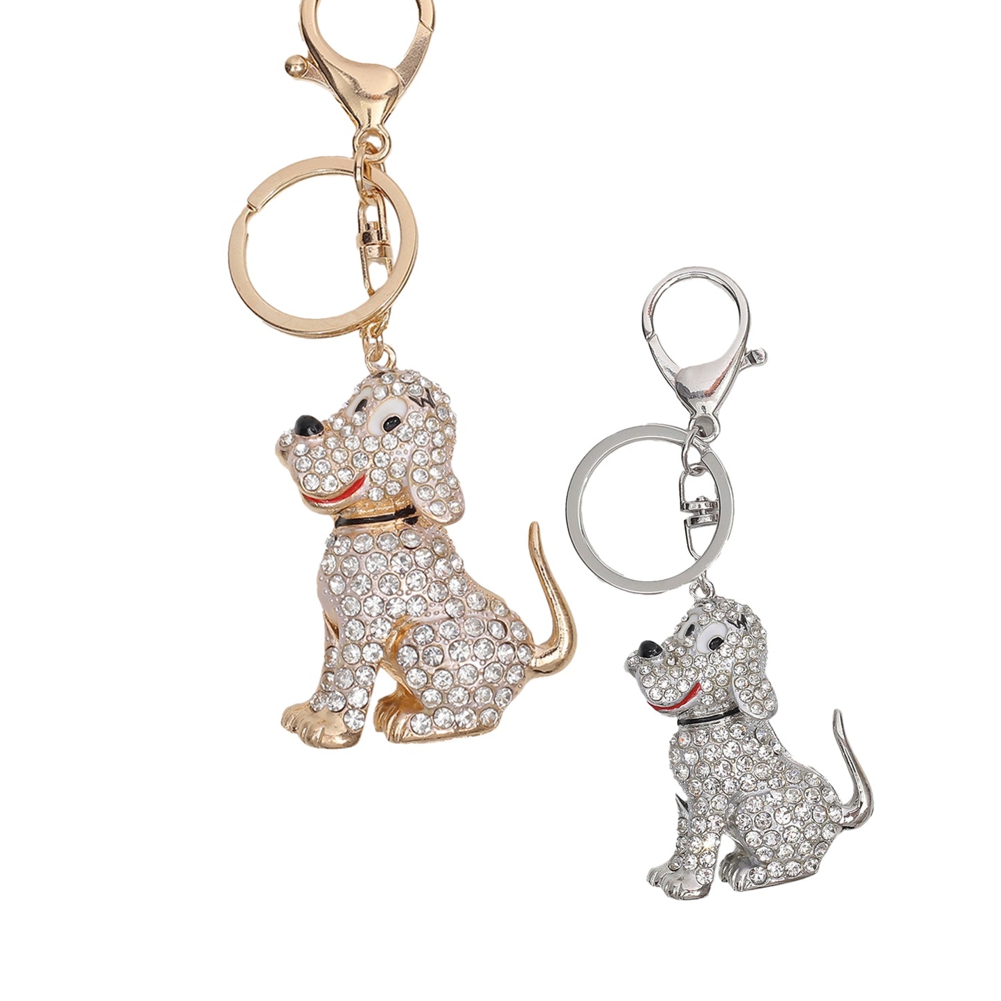 Sparkling Puppy Keychain