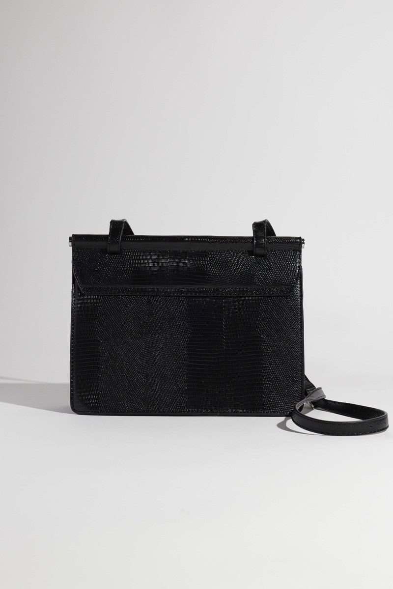 TEXTURED PU LEATHER FASHION BAG