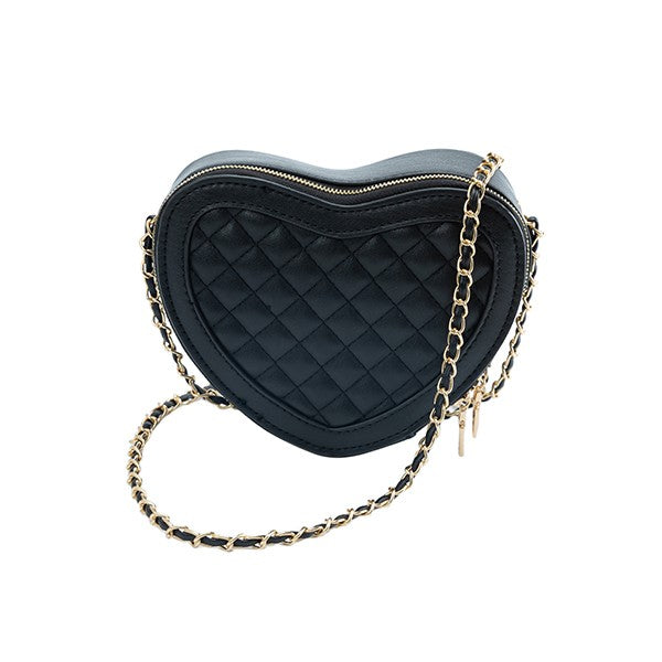 HEART SHAPED CROSSBODY BAG