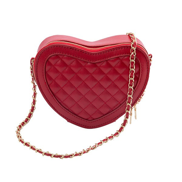 HEART SHAPED CROSSBODY BAG