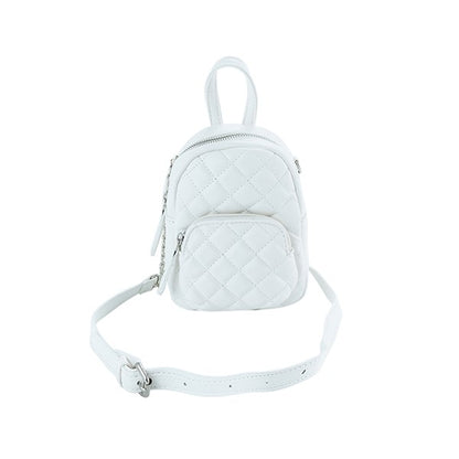 TRENDY QUILTED CROSSBODY SATCHEL BAG