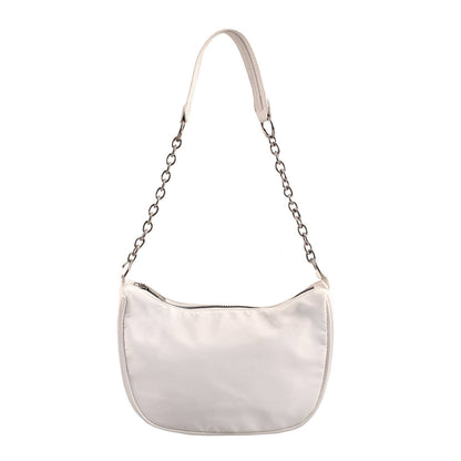 NYLON CHAIN STRAP SIMPLE SHOULDER BAG