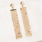 Sequin Long Earring