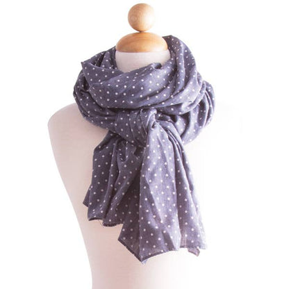 Polka Dot Print Scarf