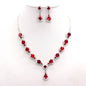 MULTI STONE LUXURY NECKLACE SET GOLD