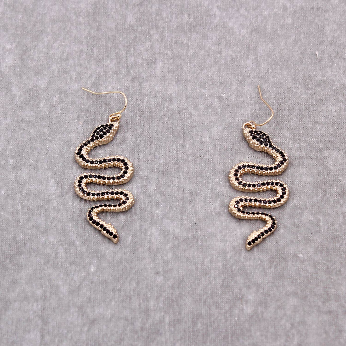 Snake Rhinestone Earrings