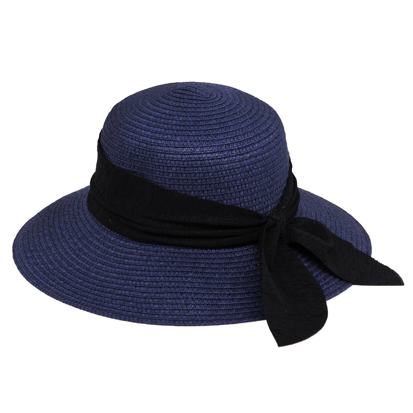 Ribbon Bow Straw Sun Hat