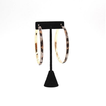 70mm Gold Multicolored Hoops