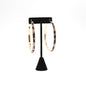 70mm Gold Multicolored Hoops