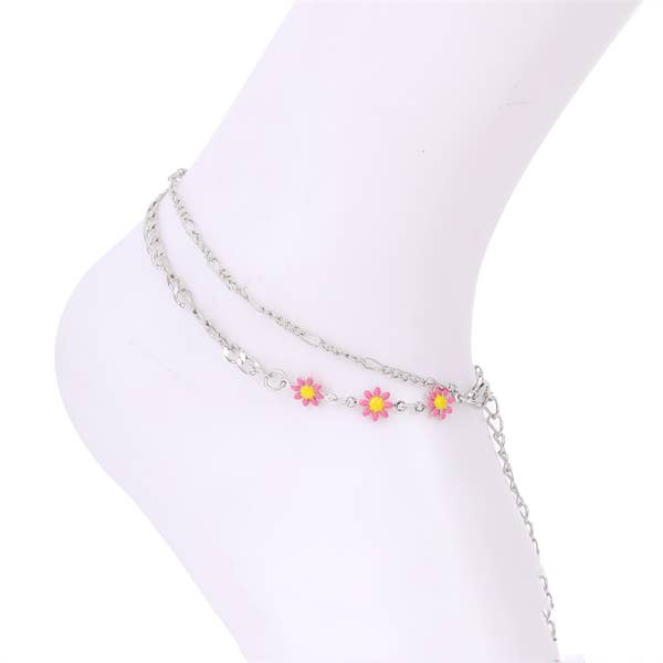 DAISY FLOWER CHAM ANKLET