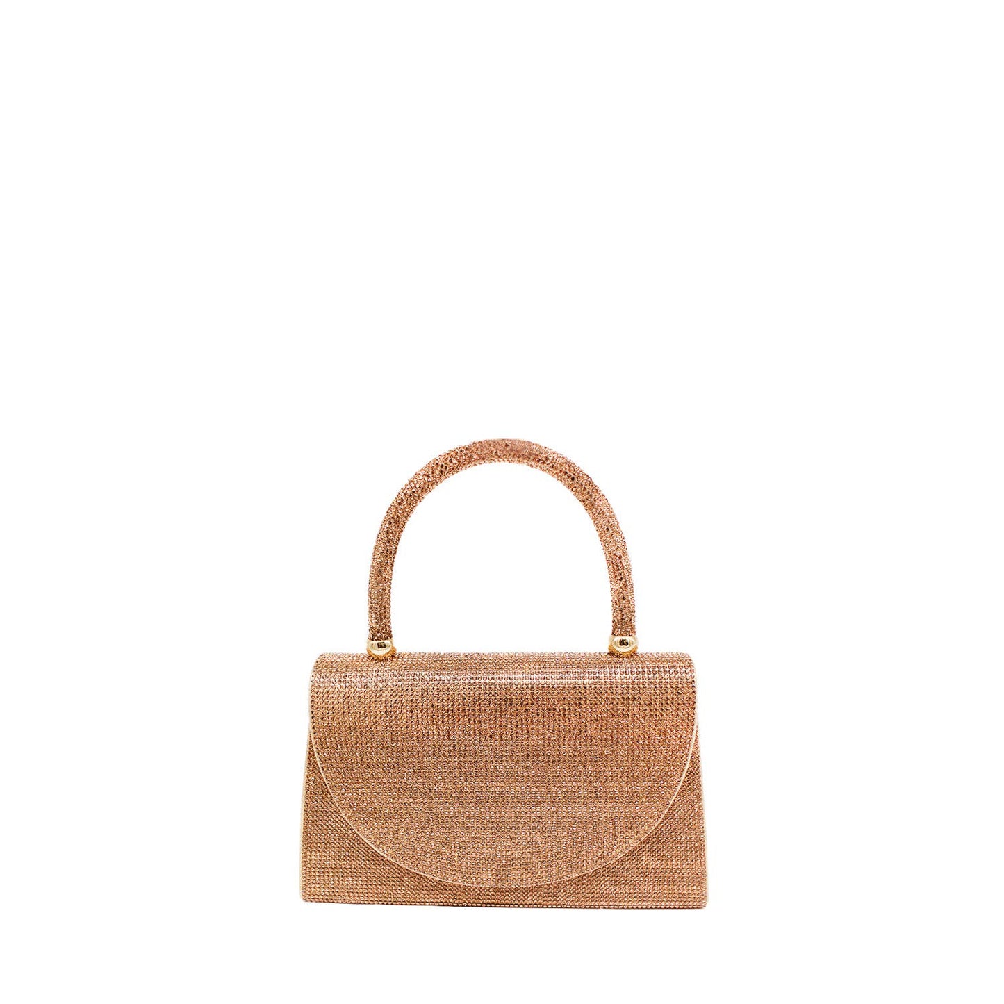 Rhinestone Bejeweled Top Handle Bag