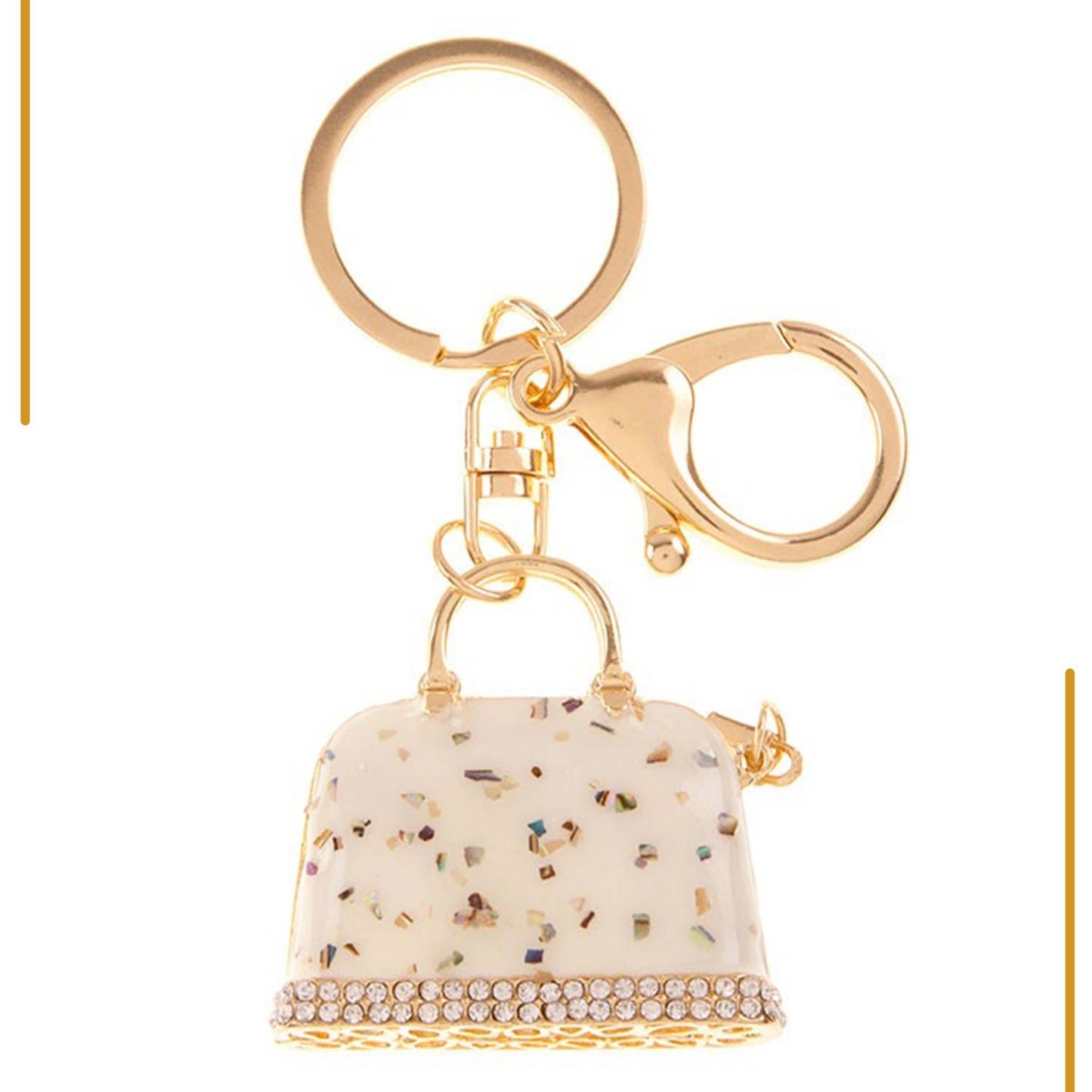 SHINY HAND BAG KEY CHAIN