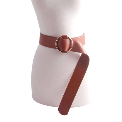 VINTAGE ROUND BUCKLE BELT