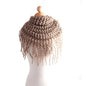 AUTUMN INFINITY KNITTED SCARF