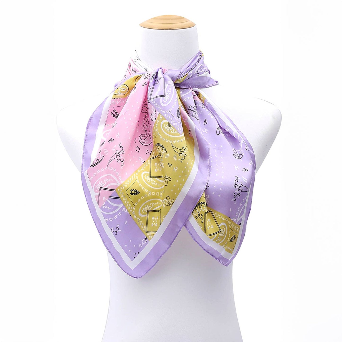Paisley print scarf