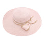 Scattered Sequin Bow Straw Hat