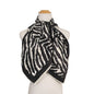 ZEBRA PATTERN SILK SCARF