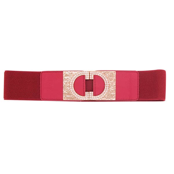 ELASTICATED RETRO WAIST CINCHER BELT