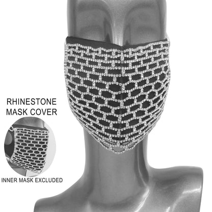 RHINESTONE MASK COVER