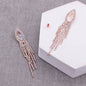 Teardrop Shape and Tassels earrings