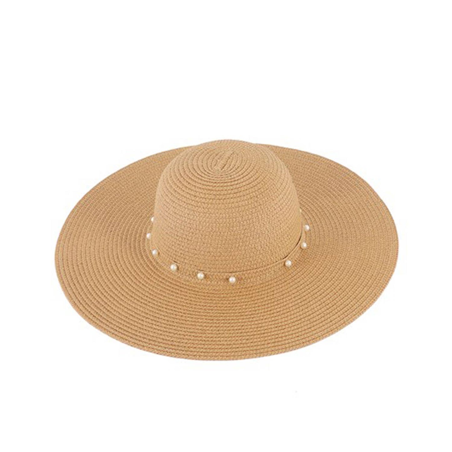 Pearl Band Straw Hat