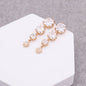 Dangle Cubic Zirconia Earrings