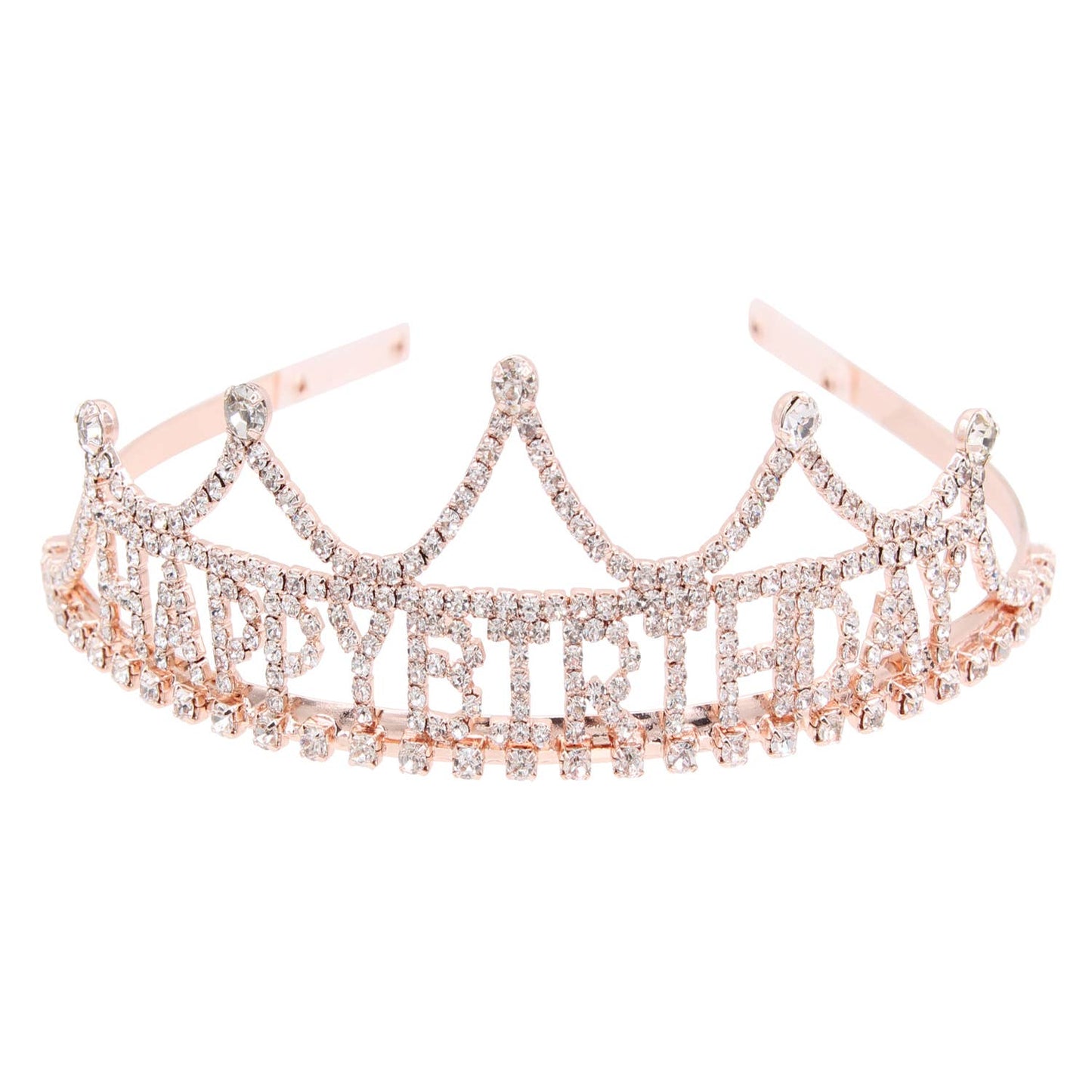 HAPPY BIRTHDAY RHINESTONE TIARA