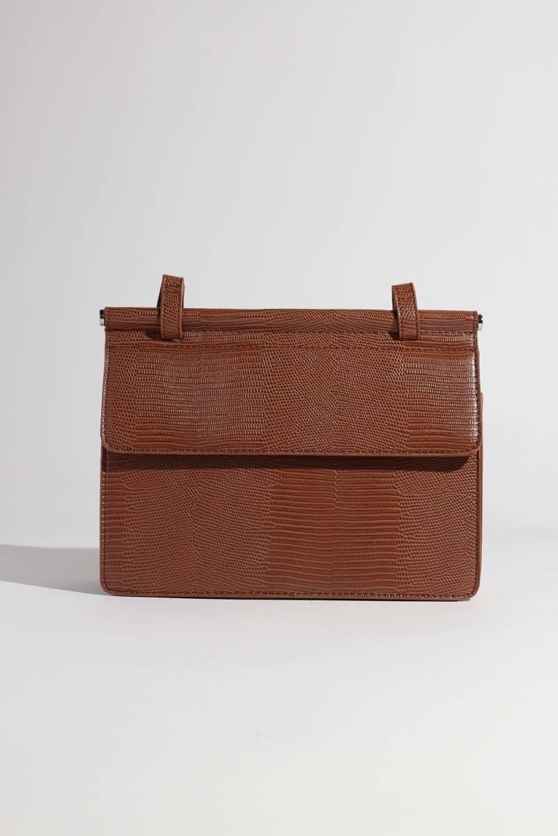 TEXTURED PU LEATHER FASHION BAG
