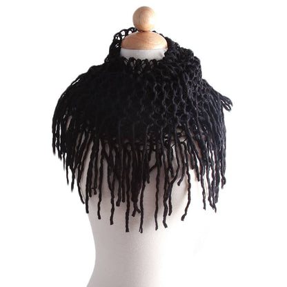 AUTUMN INFINITY KNITTED SCARF