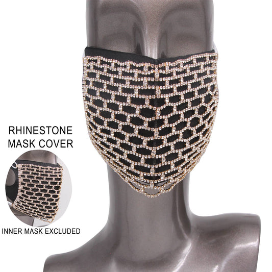 RHINESTONE MASK COVER
