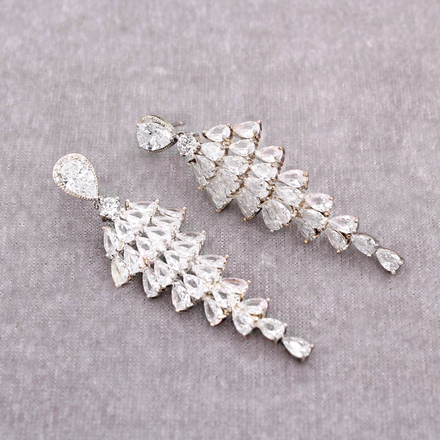 Luxury Cubic Zirconia Drop Earrings