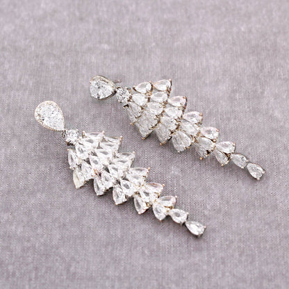 Luxury Cubic Zirconia Drop Earrings