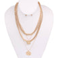 STRONG ME CHAIN LAYRED NECKLACE