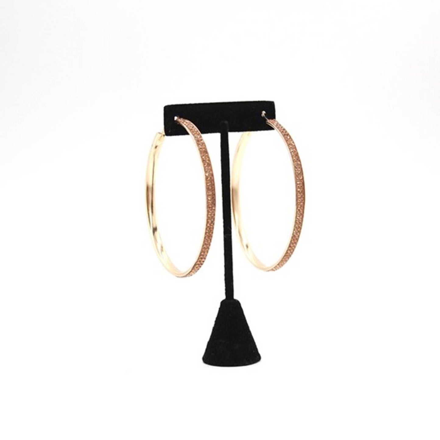 70mm Gold Multicolored Hoops