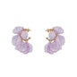 Acrylic Petals Stud Earrings