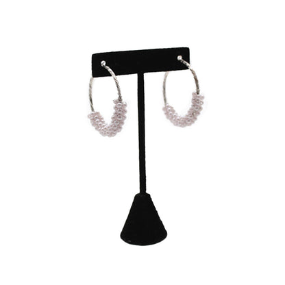 Peal Hoop Earring