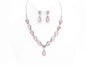 MULTI STONE LUXURY NECKLACE SET GOLD