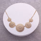 VINTAGE  FLOWER  NECKLACE