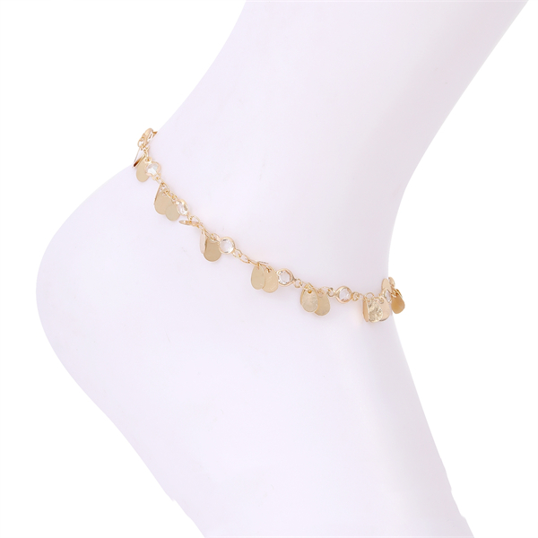 ROUND SHAPE  TASSEL  PENDANT ANKLET