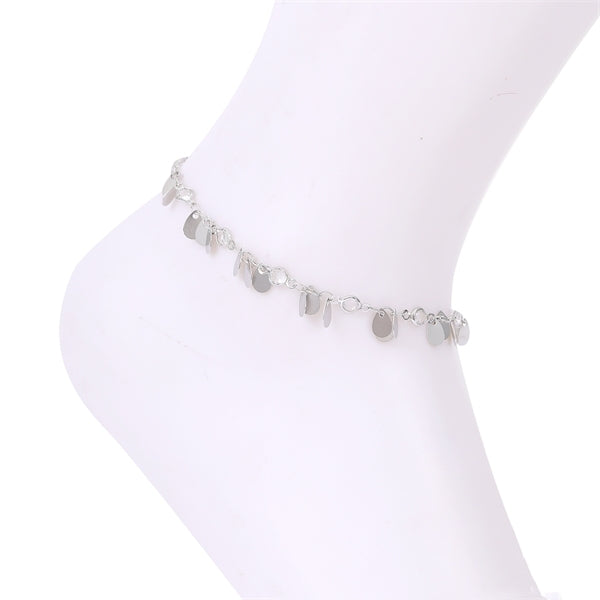 ROUND SHAPE  TASSEL  PENDANT ANKLET