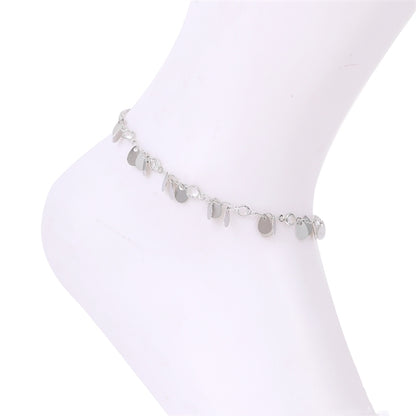 ROUND SHAPE  TASSEL  PENDANT ANKLET