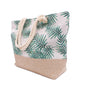 Elegant Green Palm Beach Bag