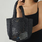 Woven Raffia-Style Tote Bag