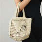 Woven Raffia-Style Tote Bag