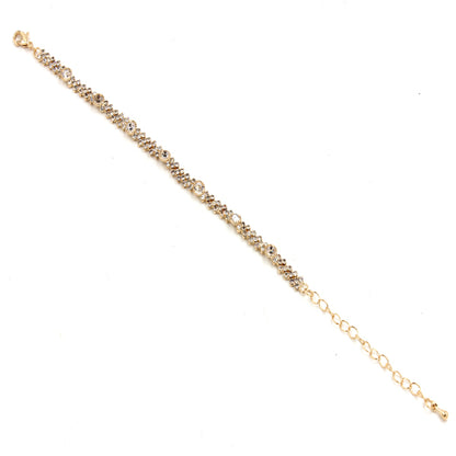 SPARKLY RHINESTONE BRACELET / GOLD