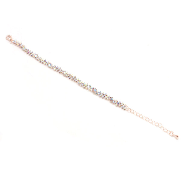 SPARKLY RHINESTONE BRACELET / ROSE GOLD