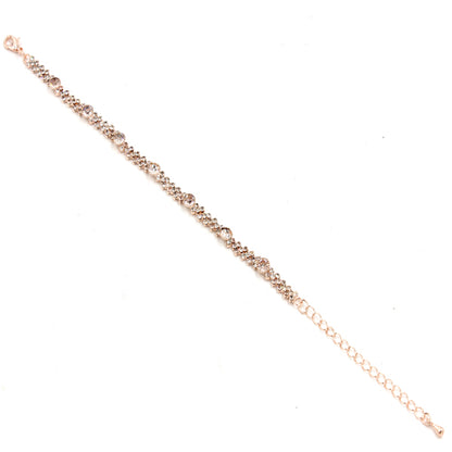 SPARKLY RHINESTONE BRACELET / ROSE GOLD