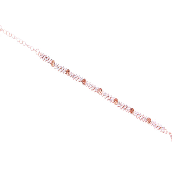 SPARKLY RHINESTONE BRACELET / ROSE GOLD