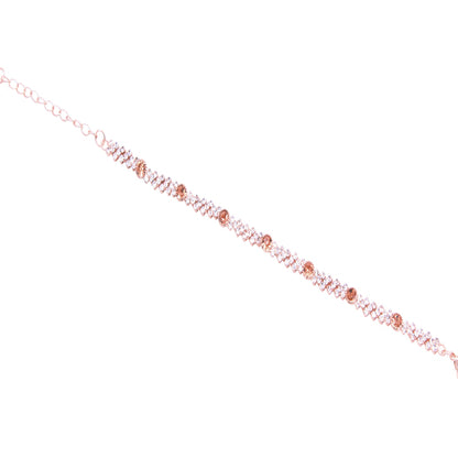SPARKLY RHINESTONE BRACELET / ROSE GOLD